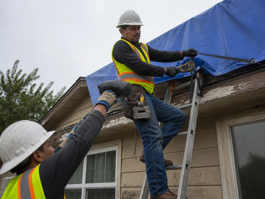 Emergency Roof Tarping